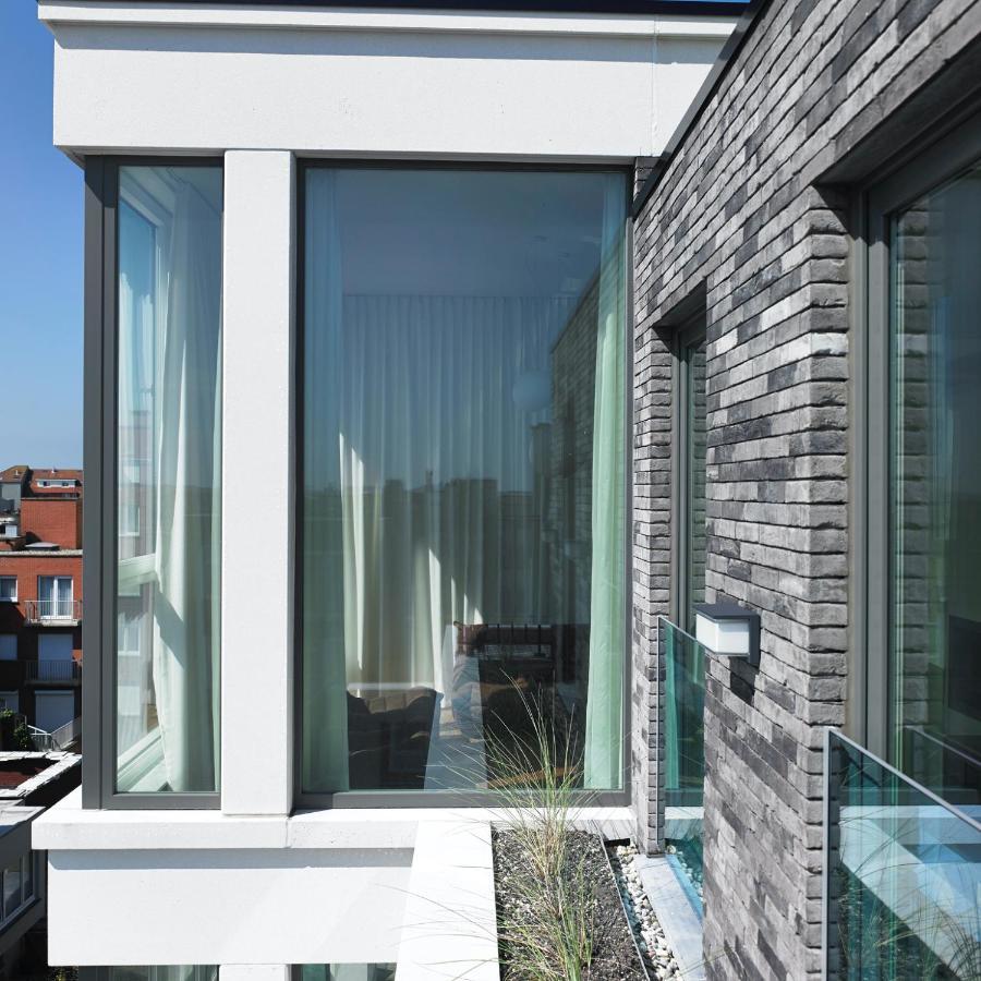 Ferienwohnung Stijlvolle En Lichtrijke Design Penthouse Met Prachtig Uitzicht Te Wenduine De Haan Exterior foto