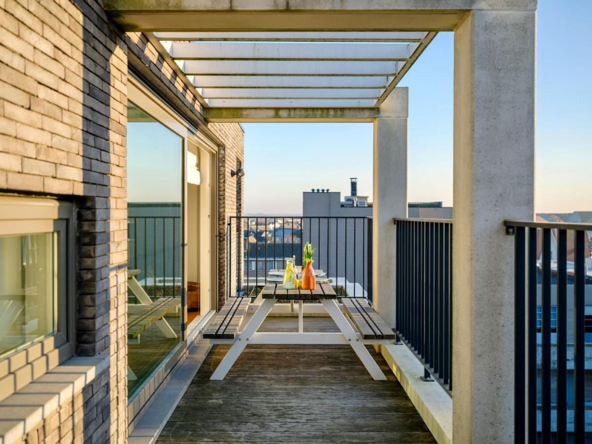 Ferienwohnung Stijlvolle En Lichtrijke Design Penthouse Met Prachtig Uitzicht Te Wenduine De Haan Exterior foto