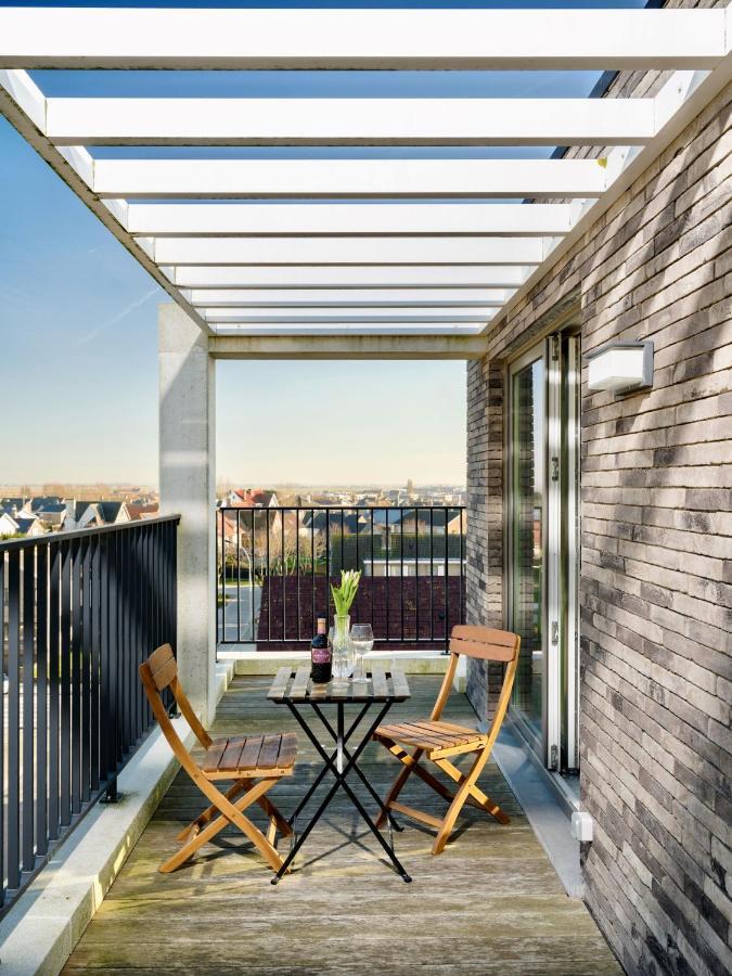 Ferienwohnung Stijlvolle En Lichtrijke Design Penthouse Met Prachtig Uitzicht Te Wenduine De Haan Exterior foto