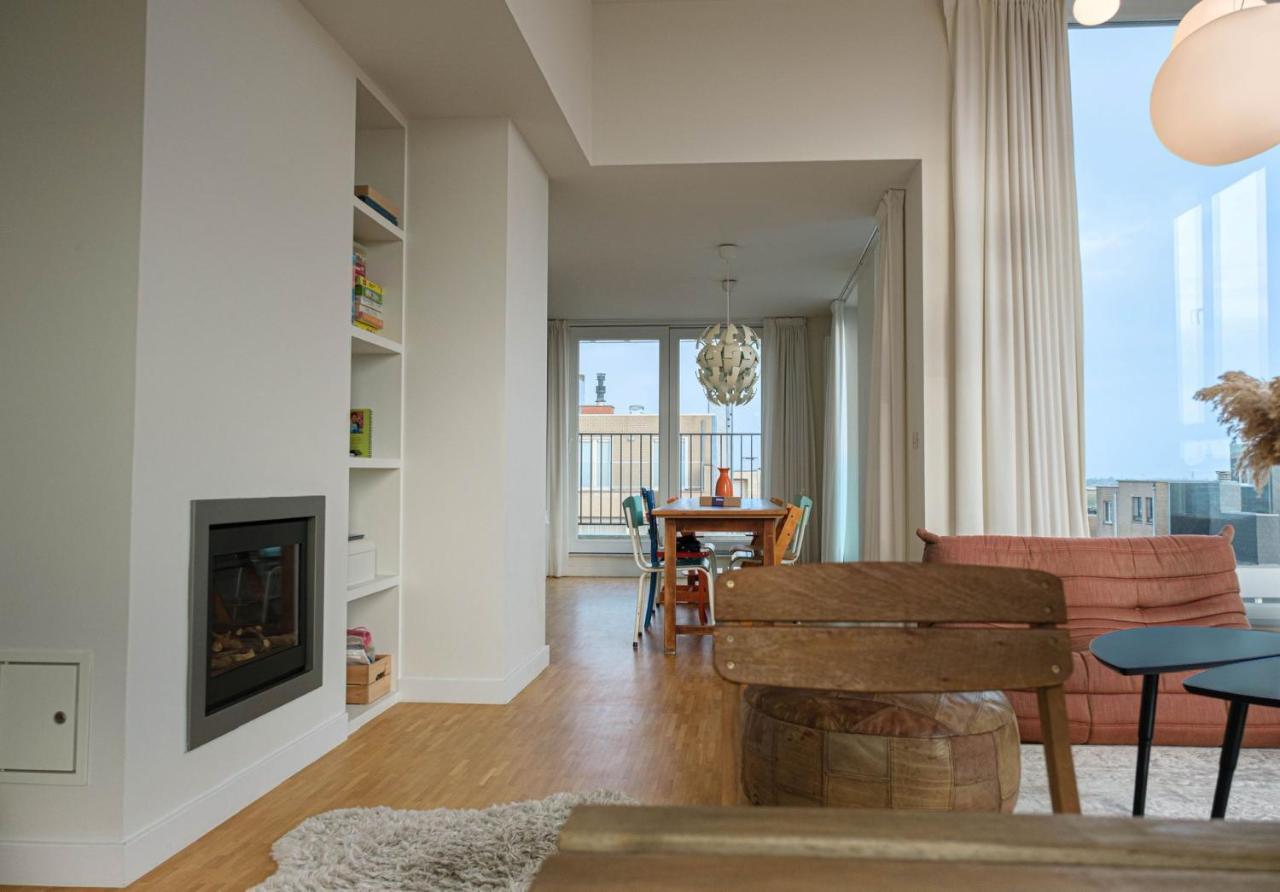 Ferienwohnung Stijlvolle En Lichtrijke Design Penthouse Met Prachtig Uitzicht Te Wenduine De Haan Exterior foto